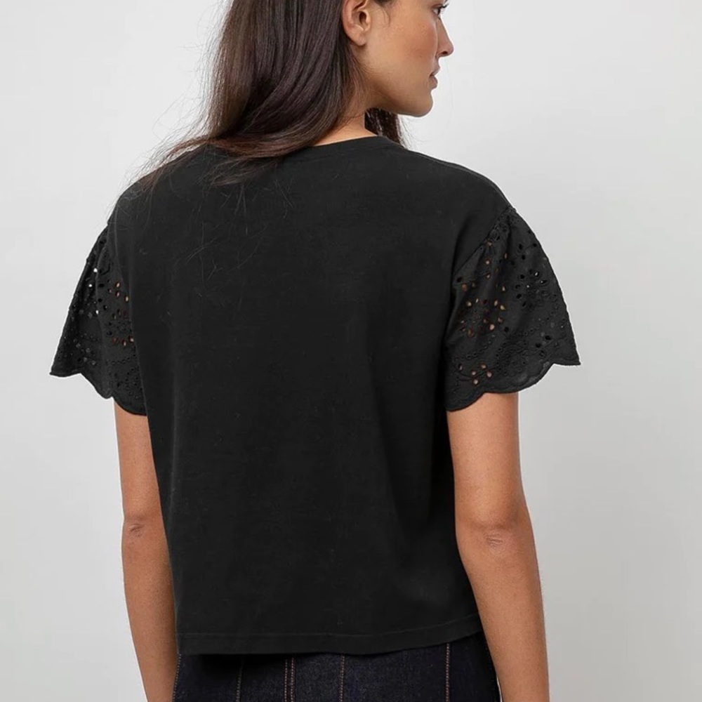 NWT Rails Georgia T-Shirt in Black. Size XS - Picture 3 of 9